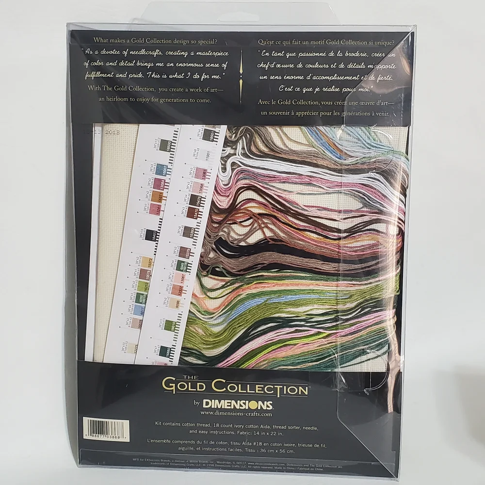 Dimensions Gold Collection 'A Summer Stroll' Cross Stitch Kit - Picture 6 of 7
